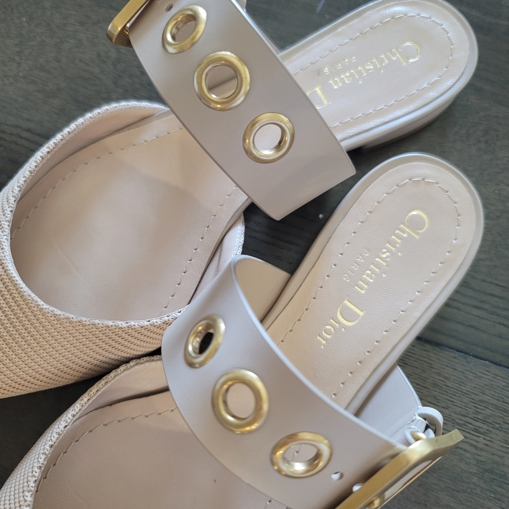DIOR D-Dior Buckle Mules - Picture 7 of 13
